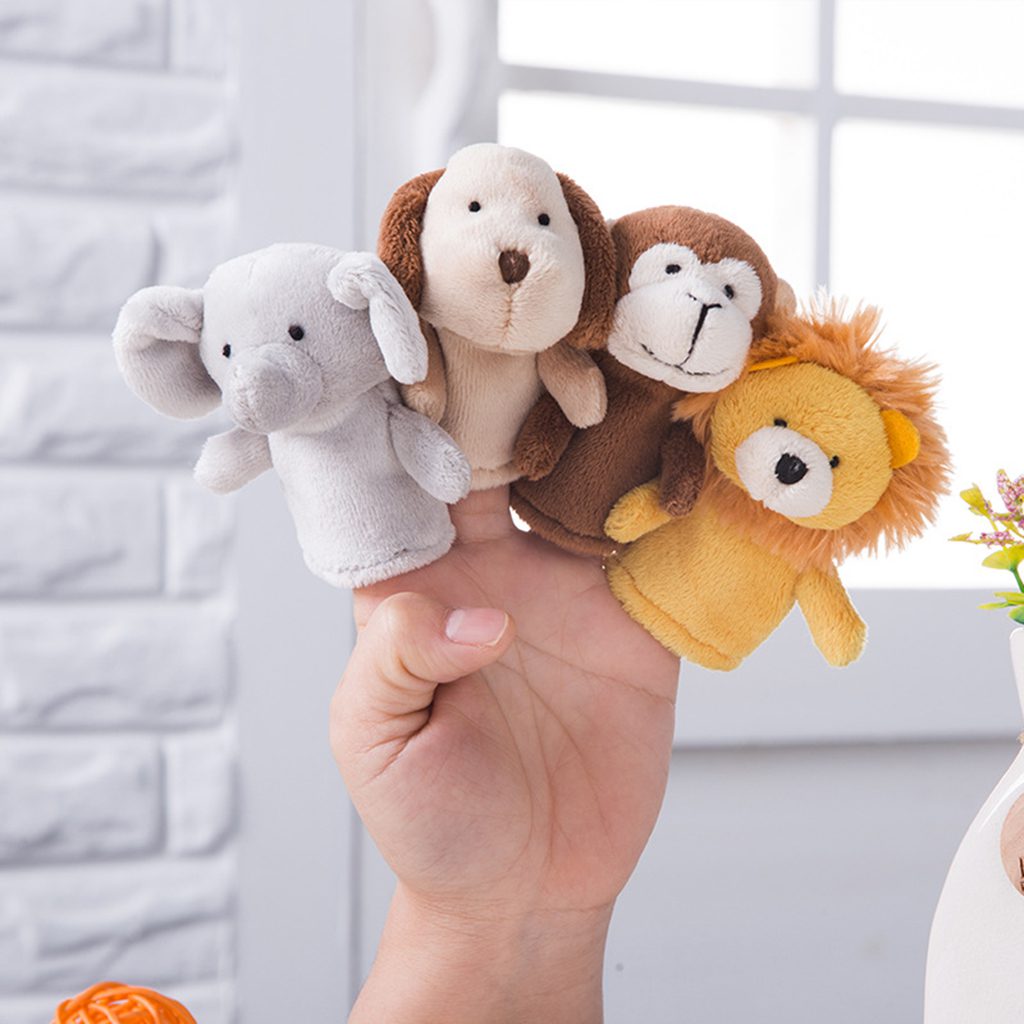 Baby-Animal-Finger-Puppets-Soft-Plush-Doll-Cartoon-Animal-Kids-Mini-Finger-Toys