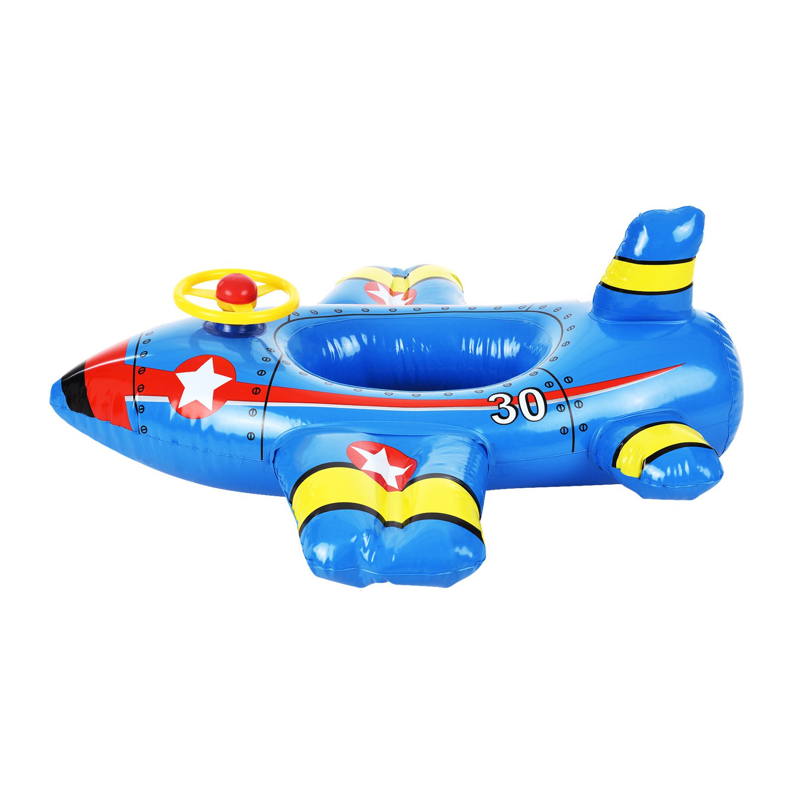NEW-Inflatable-Swimming-Ring-for-Kids-Safe-PVC-Cute-Airplane-Pool-Float-Swim-Ring-PVC-Floating