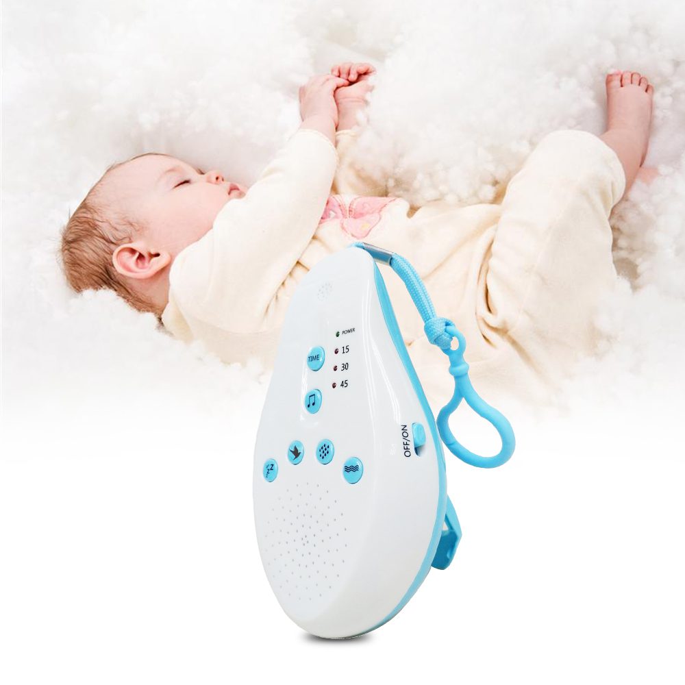 Professional-Baby-Therapy-Sound-Machine-White-Noise-Portable-Sleep-Soother-relaxation-Record-Voice-Sensor-8-Soothing